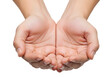 © Zunair - Two open hands palms up in a receiving position on transparent background