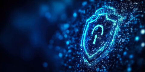 Technology abstract futuristic science background for internet business. Big data concept.
