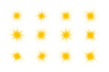 Wall Mural - fireworks neon sparkle light star starlight aura vector line magic glistering flash decoration chris