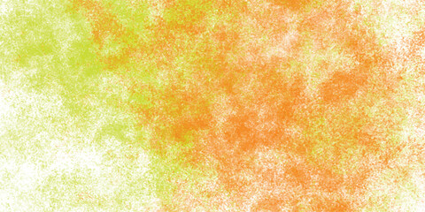 Wall Mural - Abstract textured background with splattered orange and yellow hues forming a gradient effect suitable for various creative designs