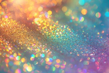 Wall Mural - autumn texture glitter backgrounds rainbow.