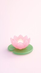 Wall Mural - serene lotus blossom tranquility.