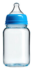 Feeding baby bottle preparation home product display isolated on transparent background