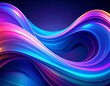 © Rizki - Abstract flowing neon shapes in vibrant gradients create a dynamic and colorful design.