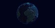 © GS-Studio - A digital illustration of the Earth with glowing lines, showcasing its interconnectedness and the vastness of the universe