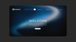 © Sixteen Studio - Modern website landing page design showcasing a sleek interface with welcome message and navigation
