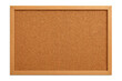 © whitestorm - Empty cork board with wooden frame isolated on transparent background