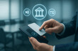 © Jairo - Mobile digital banking concept / Conceito de banca digital móvel