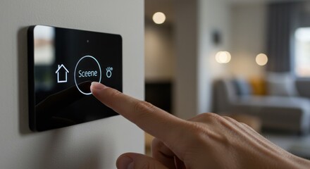 Smart home touch screen interface
