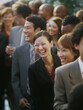 © Atlantis - Crowd of cheerful business people laughing together outdoors