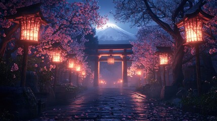 Canvas Print - night in the city