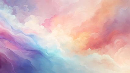 Wall Mural - Elegant Abstract Pastel Polygon Background Blending Geometric Shapes Smoothly  