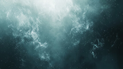 Wall Mural - A white background with particles or elements randomly drifting in space.