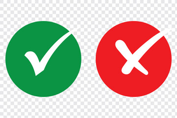 Wall Mural - Green check mark, isolated tick symbols, checklist signs, and an approval badge. Flat and modern checkmark design, vector illustration.