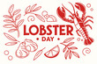 © tanvir - NATIONAL LOBSTER DAY vector illustration