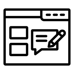 content writing icon