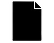 © MINA - Solid black document icon with a folded upper right corner illustration
