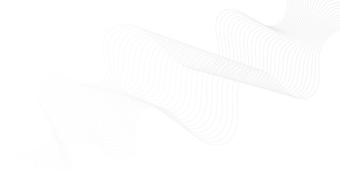 Wall Mural - vector wave digital white and gray blend futuristic technology flow tech transparent line stripe ene