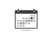© Wahyutri - Simple Gray Calendar Icon with Selected Dates Highlighted in Darker Gray and Black