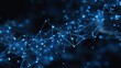 © Honey - Abstract glowing blue network connections create a futuristic, interconnected digital data flow.