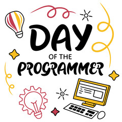 DAY OF THE PROGRAMMER vector illustration