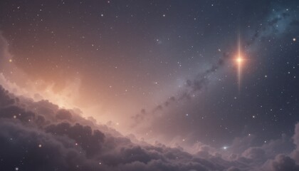 Stylish outer space background with dark minimal tones and star field details