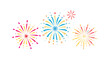 © Well - Colorful fireworks celebration design for new year eve party and holiday event vector illustration art design