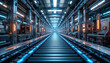 © Paozaa - Automated production line operations industrial facility digital imagery high-tech environment futuristic perspective