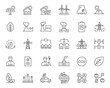 © Vector - Collection of clean energy and sustainability icons