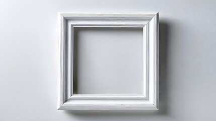 Wall Mural - square white frame in a studio setting
