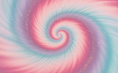 Wall Mural - Abstract spiral background with pastel colors and swirling texture for a modern and vibrant design