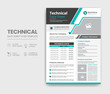 © designmazid - Technical Data Sheet Flyer Template Design