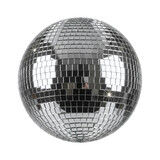 Shiny silver disco ball for a party or nightclub