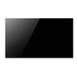 © X02 - Blank black widescreen tv screen for mockup