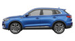 © Aline - Isolated Blue SUV Car Side View