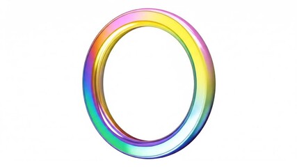 Iridescent ring form