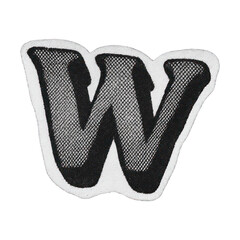 Wall Mural - png textured letter w illustration