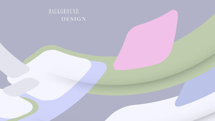 Wall Mural - Abstract geometric pattern pastel background