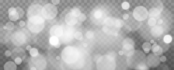 Wall Mural - christmas dust glowing bokeh confetti light and glitter texture overlay for your design. festive spa