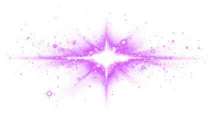 Wall Mural - png a purple glowing light effect illustration flare phenomenon.