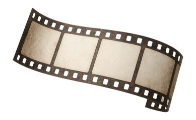 Wall Mural - vintage filmstrip with blank spaces and grunge texture.