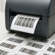 © Yves - Modern barcode printer efficiently producing labels, streamlining inventory management and retail operations with crisp, clear lines for business success