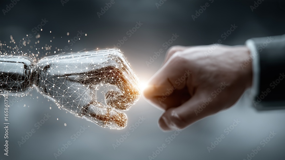 An autonomous AI agent and a human handshake using agentic autonomy to ...