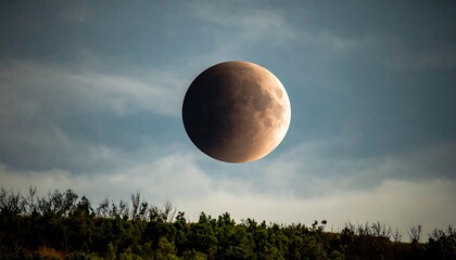 Wall Mural - total lunar eclipse