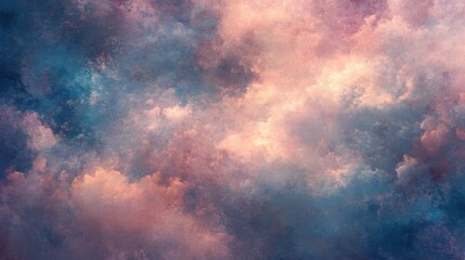 Wall Mural - Pastel Dreamy Cloud Texture
