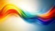 © Jennifer - Abstract colorful wave pattern flowing horizontally with vibrant hues and smooth transitions.