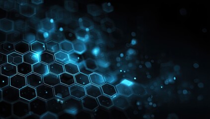 Abstract digital honeycomb pattern (1)
