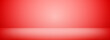 © vika_k - Red studio podium background. Gradient limbo scene wallpaper. Ruby shelf and wall backdrop for mockup, presentation, template, product showcase. Abstract cherry room stage display. Vector illustration