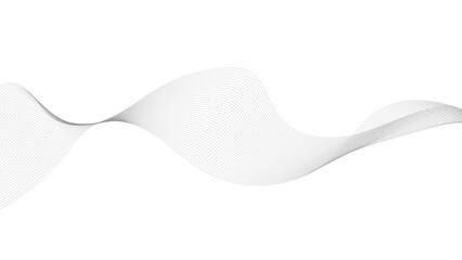 Wall Mural - abstract wave element for design. digital frequency track equalizer. abstract gray wave lines backgr