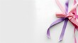© thana - Colorful Ribbons with a Bow on a Plain Background for Gift Wrapping and Decoration Ideas